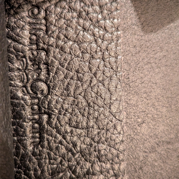 Mark & Graham BLK Leather Drawstring Bucket Bag - Picture 2 of 8